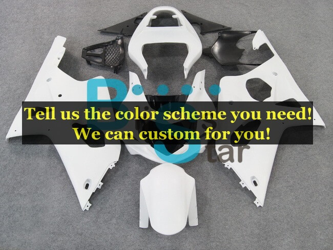 (image for) custom fairing kits fit for Suzuki GSXR 1000 K1 2001 2002 - Click Image to Close